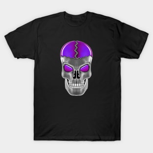 Purple skull with transparent background T-Shirt